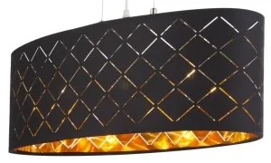 Globo 15229H2 - Lampadario a sospensione con filo CLARKE 3xE27/60W/230V