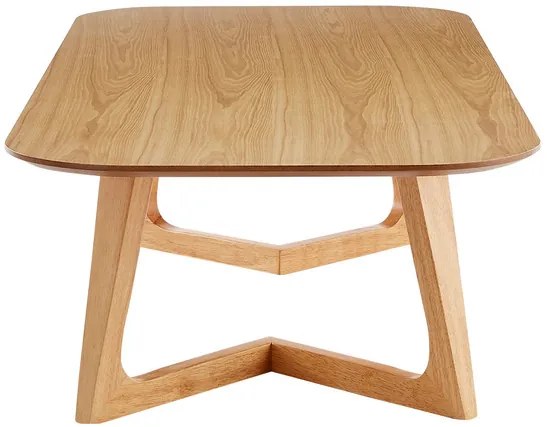 Tavolino da salotto rettangolare scandinavo legno chiaro L150 cm JUKE