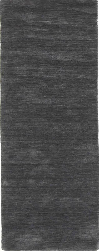 Loribaft Tappeto 300x80 Nero (Indian) Realizzato A Mano