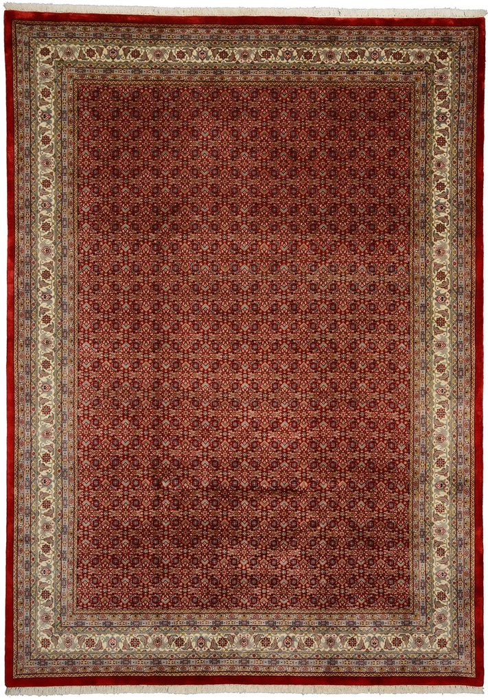 Tabriz Tappeto 350 x 250 Rosa (Indian) Annodato A Mano