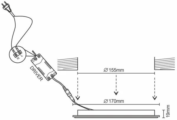 Lampada da incasso LED dimmerabile/12W/230V 3000-6500K Wi-Fi Tuya