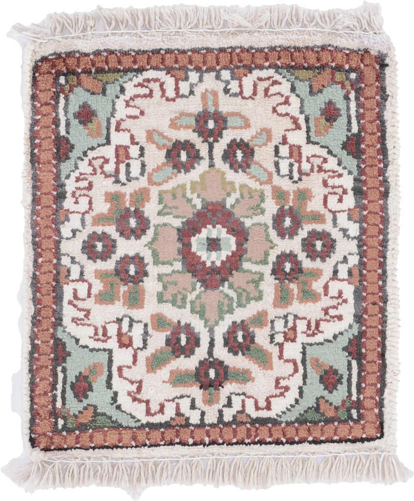 Agra Tappeto 30x30 (Indian) Annodato A Mano