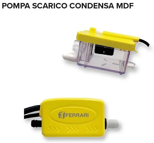 Pompa scarico condensa 15LT/min per climatizzatore