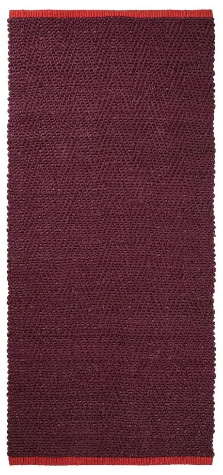 Passatoia burgundy in iuta 70x150 cm Notes – Mette Ditmer Denmark