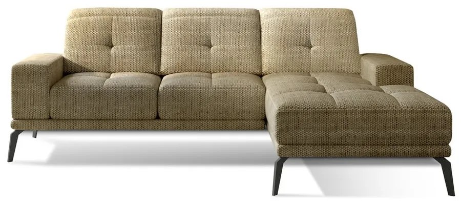 Divano angolare beige (con penisola a destra/con chaise lounge) Torrense – ELTAP