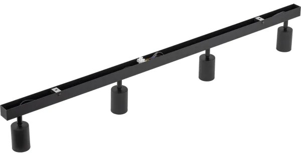 Faretto NEX 4xGU10/10W/230V nero