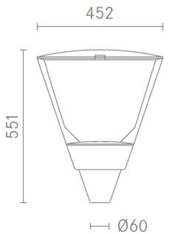 Lampione Stradale LED 50W 7.500lm/W - Lumileds chip Colore Bianco Naturale 4.000K