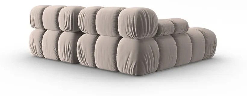 Divano in velluto beige 191 cm Bellis - Micadoni Home