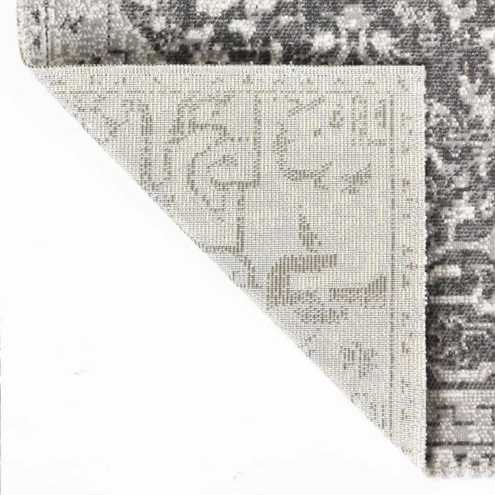 Tappeto da Esterni a Tessitura Piatta 115x170 cm Grigio Chiaro