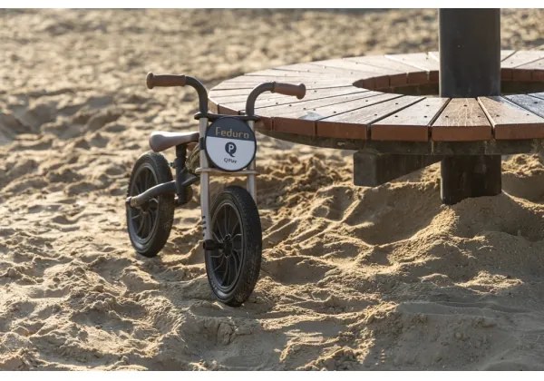 QPlay - Bici a spinta FEDURO nero/oro