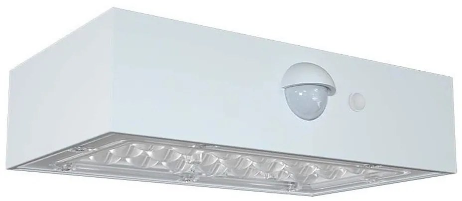 Applique a LED solare con sensore LED/3W/3,7V 3000K/4000K IP65 bianco