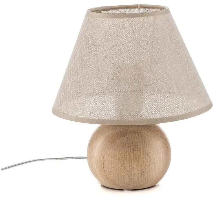 Envostar - Gill Lampada da Tavolo Wood/Beige Envostar