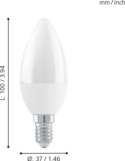 EGLO 11581 - Lampadina LED dimmerabile E14/6W/230V - STEPDIMMING bianco caldo