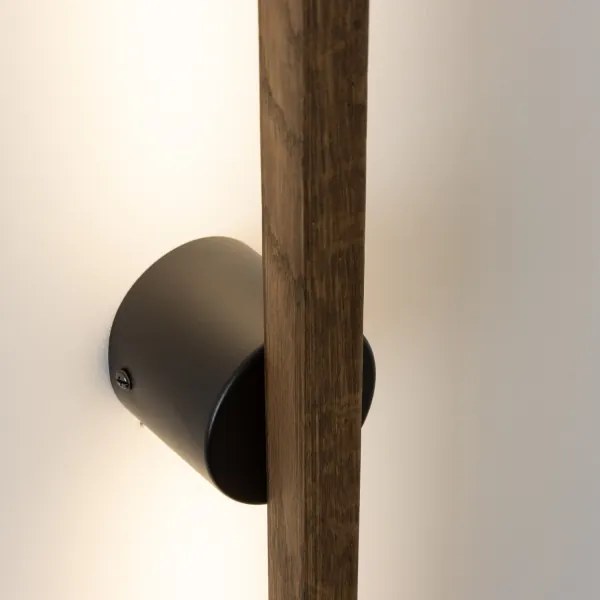 Brilagi - Lampada da parete LED WOODY LINE 12W 230V 120 cm rovere/noce