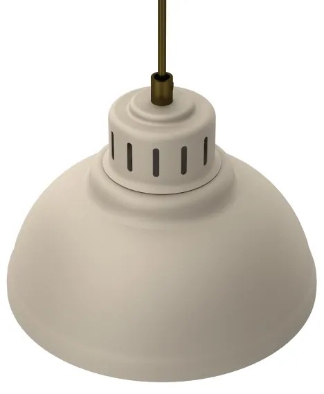 Lampadario a sospensione con filo SVEN 3xE27/15W/230V beige