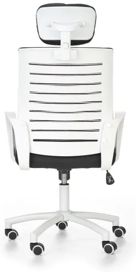 Sedia da ufficio MIRI nera/bianca