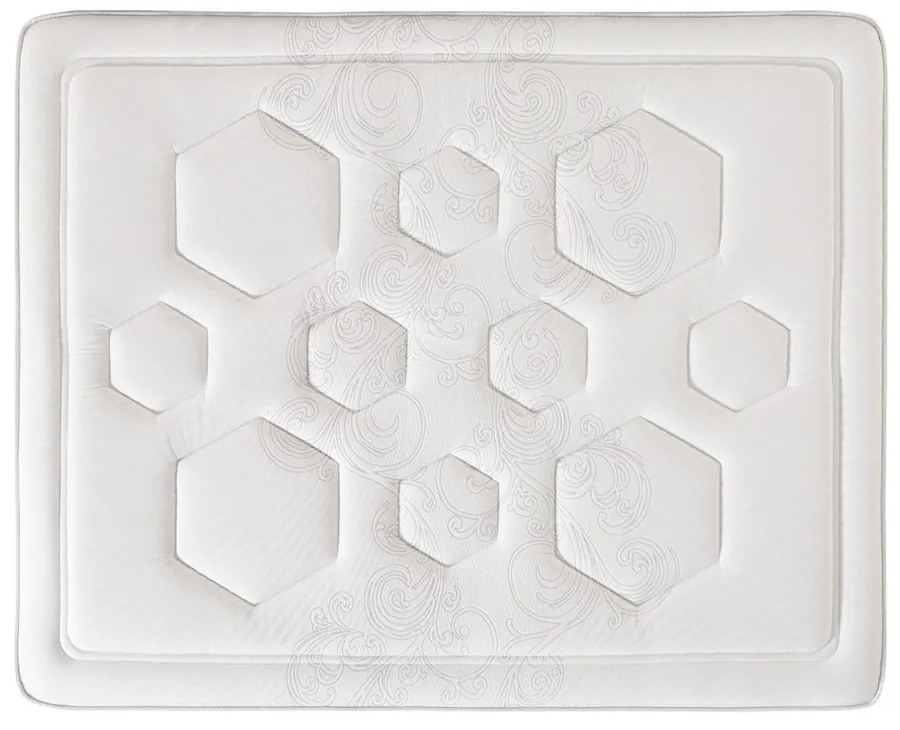 Materasso termoregolante reversibile a molle dure/medie 120x200 cm Hexaflex Bagged Springs Gel - Moonia