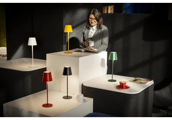 Kanlux 36320 - Lampada da tavolo LED dimmerabile INITA LED/1,2W/1800 mAh IP54 verde