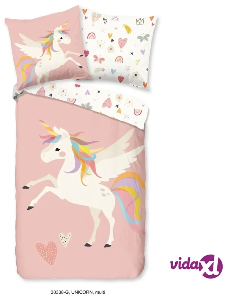 Good Morning Copripiumino per Bambini Unicorn 135x200 cm