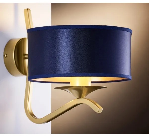 Jupiter 2115 - Lampada da parete KASZMIR 1xE27/15W/230V blu/oro