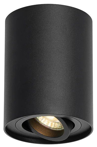 Faretto da soffitto intelligente nero regolabile con Wi-Fi GU10 - Rondoo up