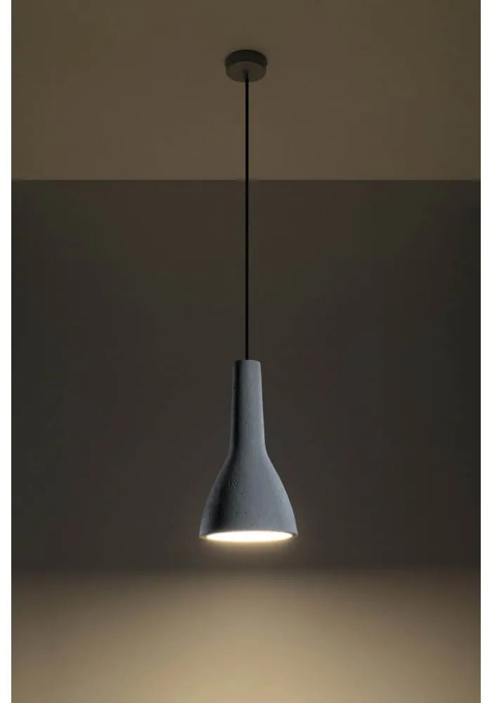 Lampadario a sospensione in Cemento EMPOLI E27 da interno Colore del corpo Cemento