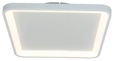 Brilagi - Plafoniera LED dimmerabile FALCON SLIM LED/50W/230V 50x50 cm bianca + telecomando
