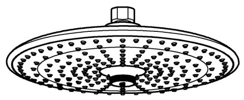 GROHE 26456000 - Soffione doccia EUPHORIA Ø 260 mm cromato lucido