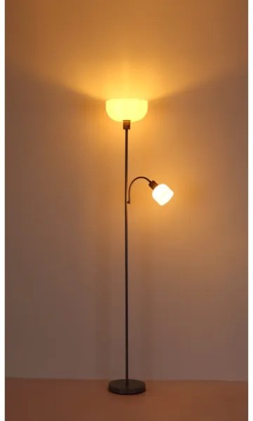 Globo 59947 - Lampada da terra HINTON 1xE27/40W/230V + 1xE14/25W