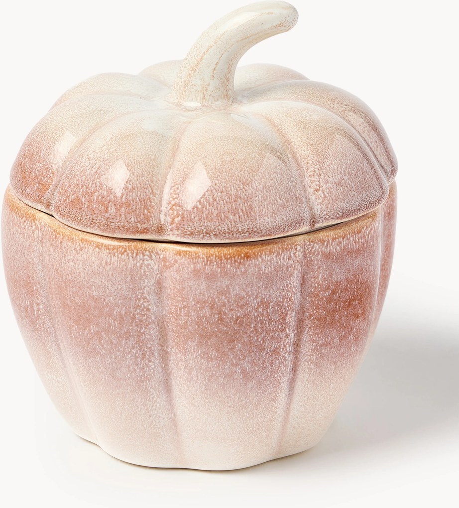 Barattolo portaoggetti a forma di zucca Moranga, alt. 18 cm