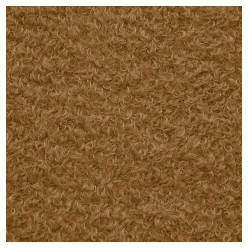 Puof a sacco marrone con rivestimento in bouclé Plus 100 Lounge – SLOWDOWN