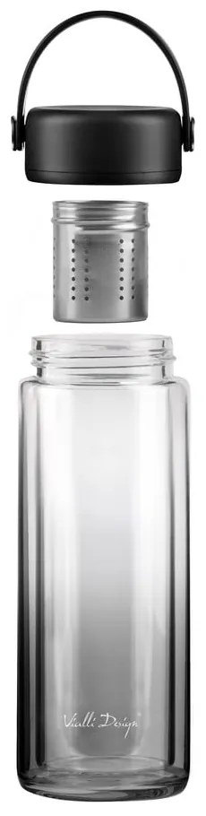 Bottiglia nera in vetro 350 ml Fuori – Vialli Design