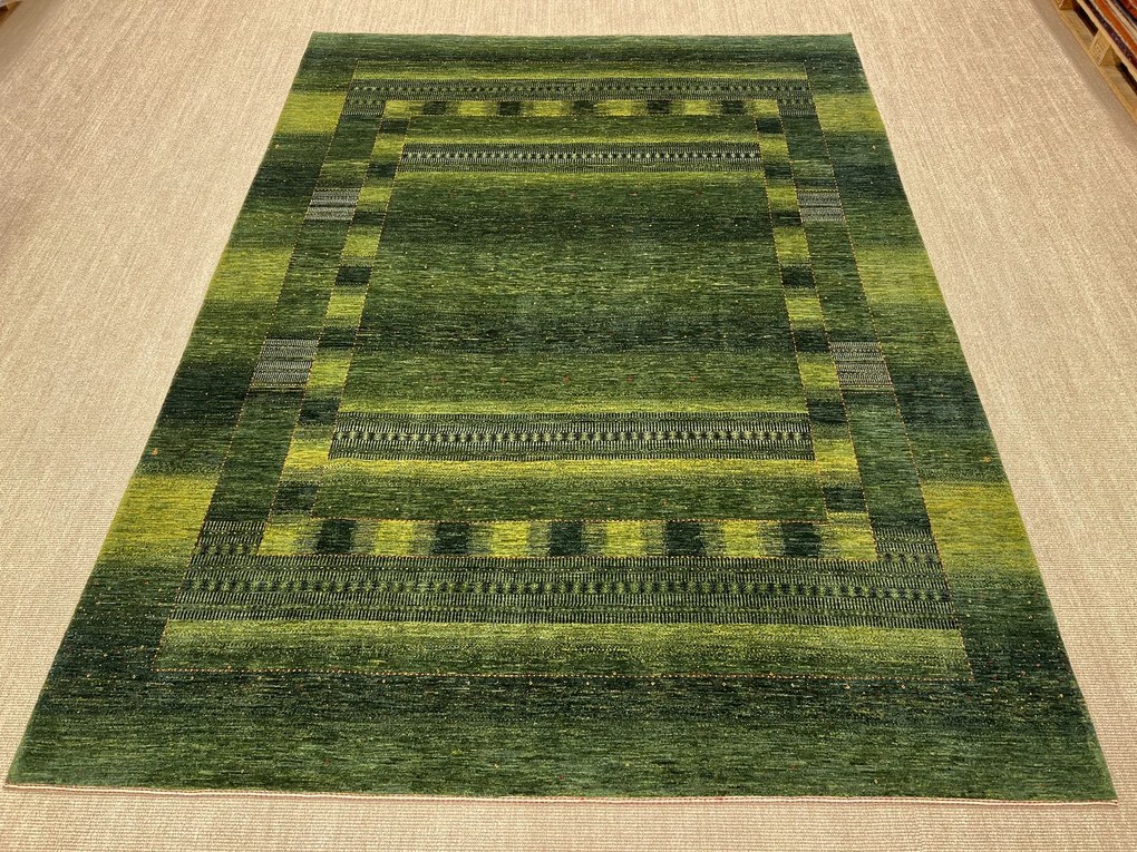 Loribaft Tappeto persiano 260 x 350 Verde (Iran) Annodato A Mano