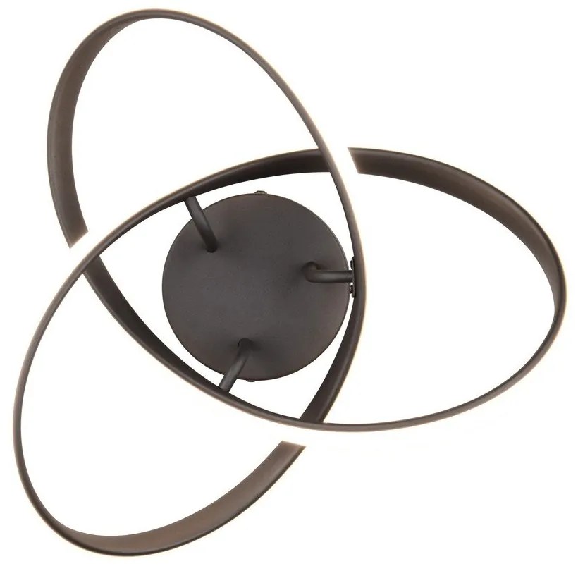 Plafoniera LED nera Meo - Reality