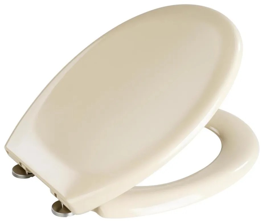 WENKO 18760100-WC sedile OTTANA 37,5x44,5 cm beige/argento