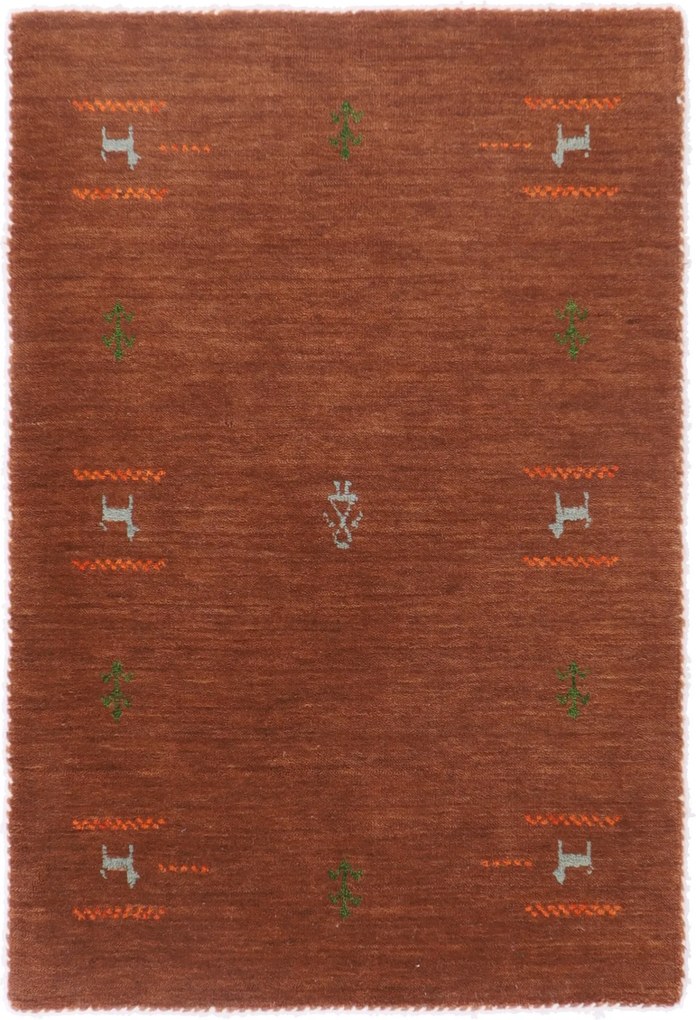 Tappeto orientale 90 x 60 (Indian) Annodato A Mano