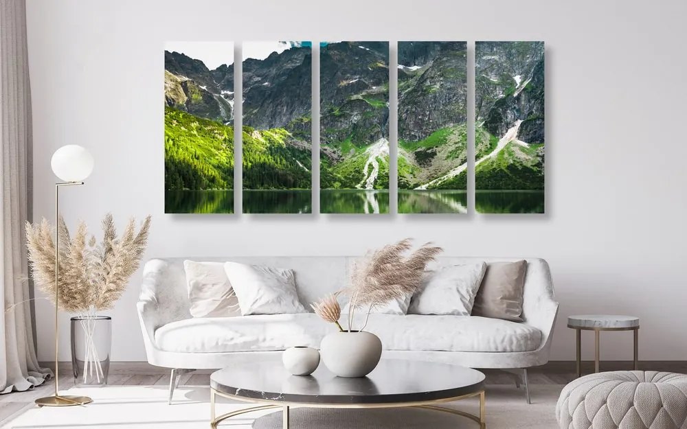 Quadri 5 pezzi – Morskie Oko nei Tatra