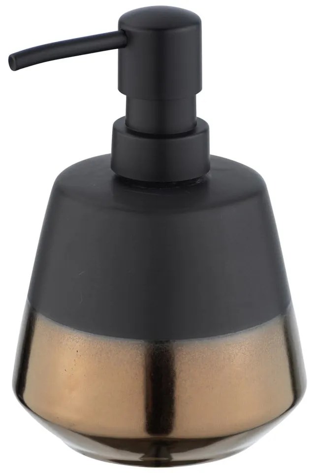 Dosatore di sapone in ceramica nera Brandol - Wenko