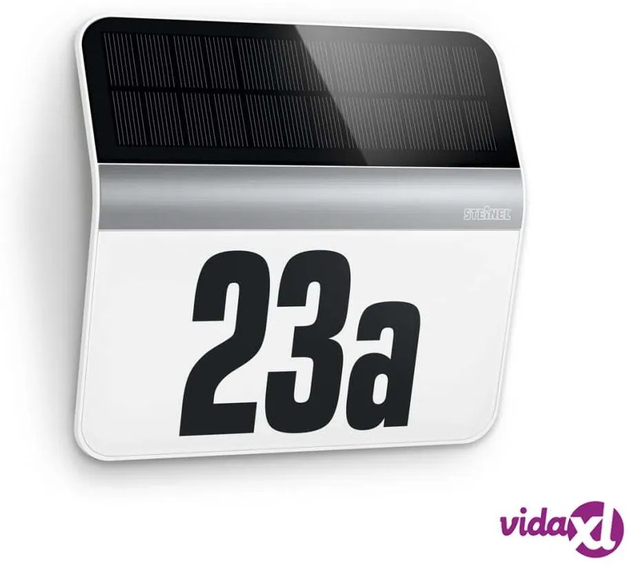 Steinel Luce a LED Numero Civico XSolar LH-N in Acciaio Inossidabile