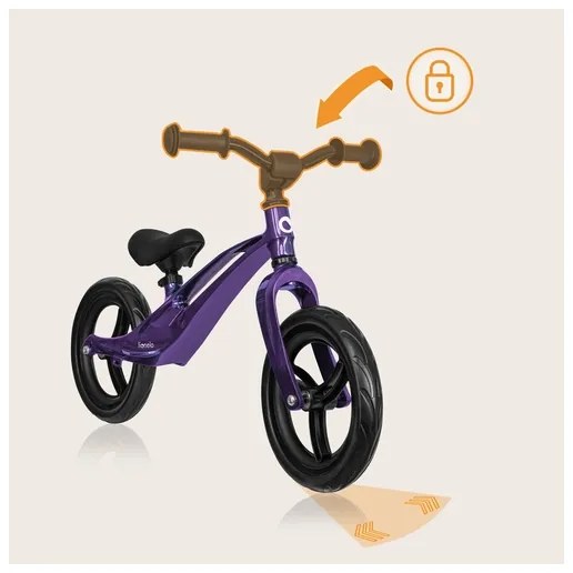 Lionelo - Bici a spinta BART viola