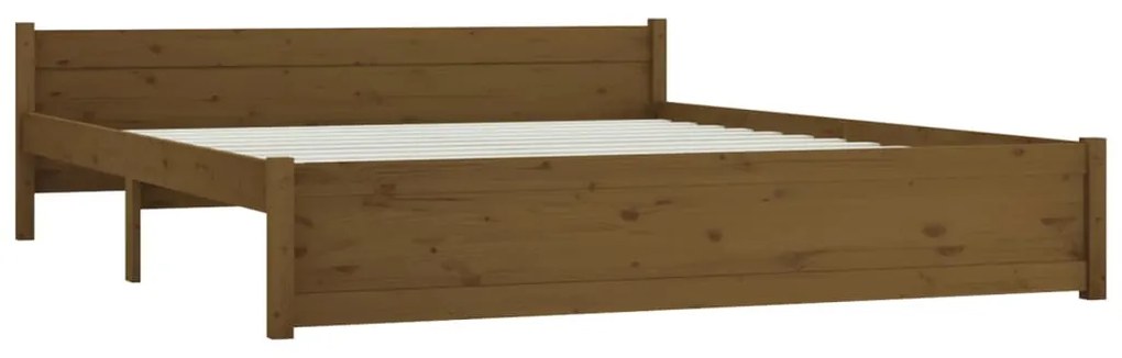 Giroletto miele in legno massello 200x200 cm