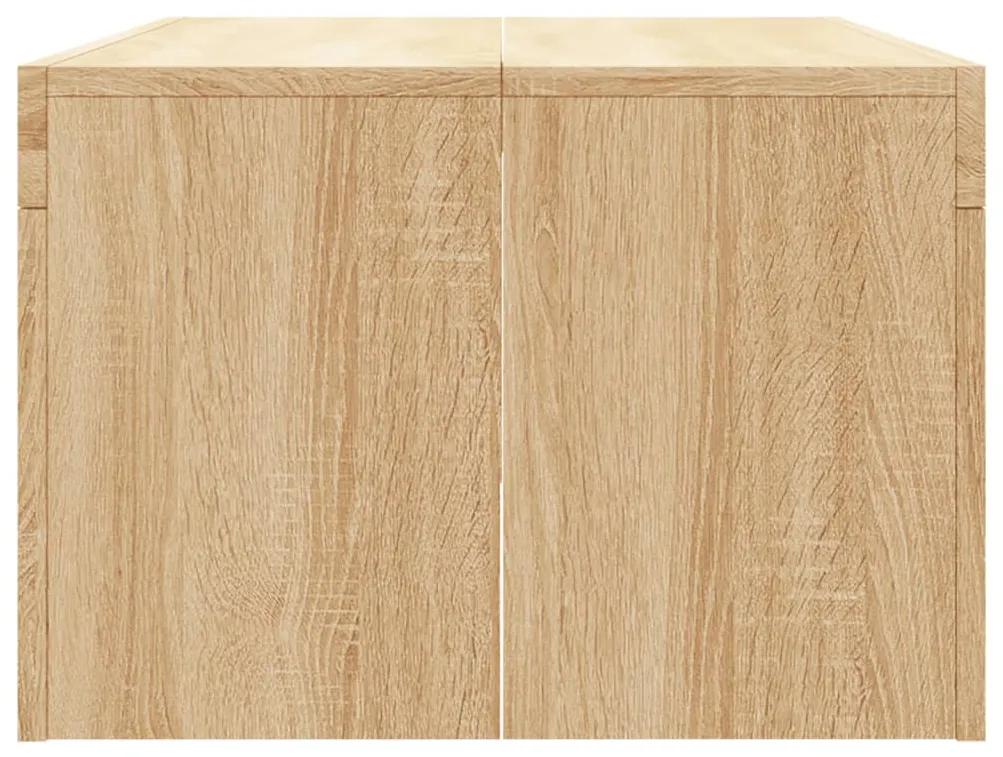 Tavolino da salotto rovere sonoma 102x50x36cm legno multistrato