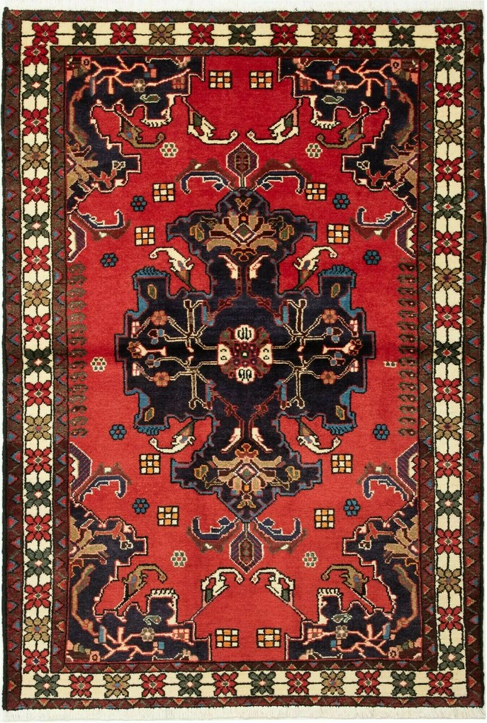 Hamedan Tappeto 150 x 110 (Iran) Annodato A Mano