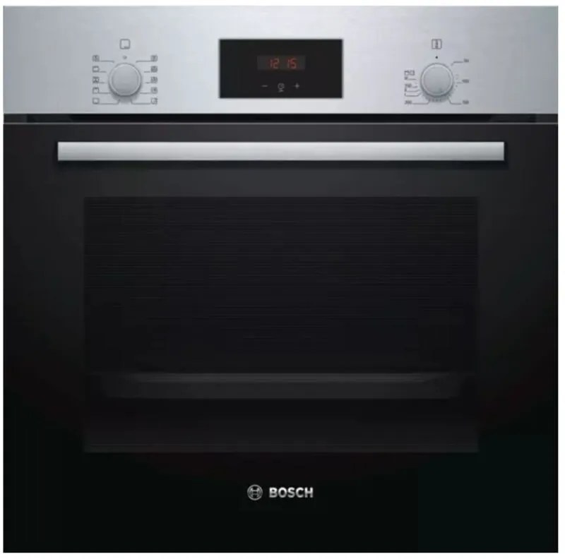 Forno multifunzione da incasso 66L 60cm con pulizia idrolitica, acciaio inox - HBF154ES0F - bosch