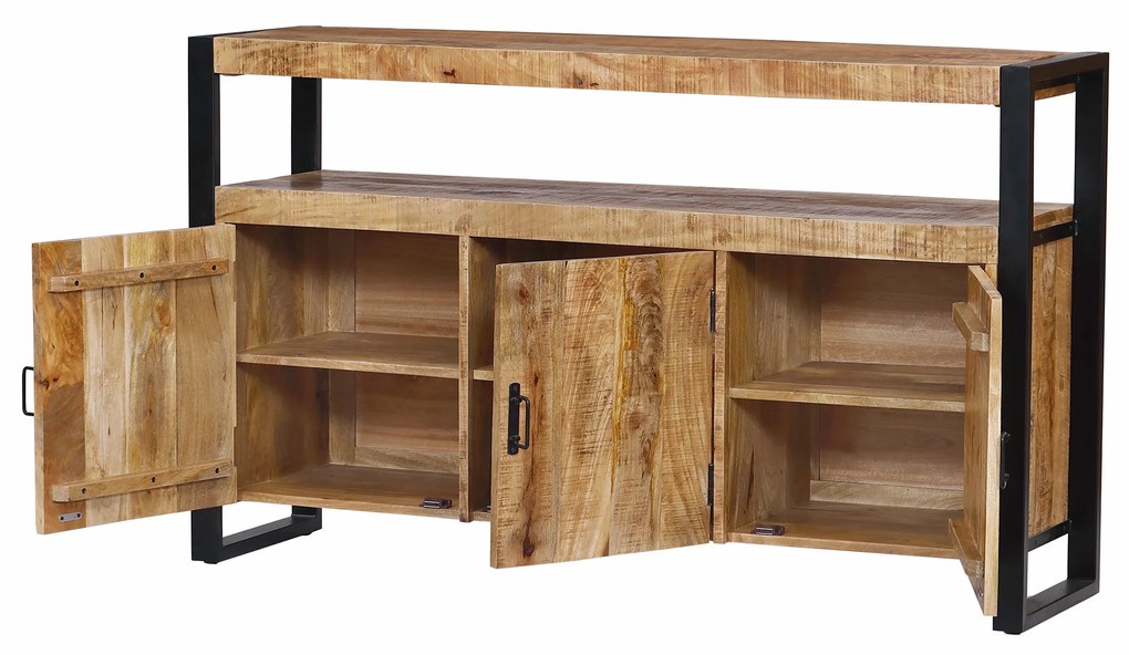 WELLINGTON - mobile in legno di mango con 3 ante