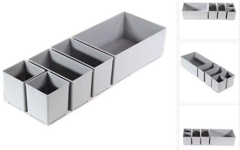 Makita - Scatole da 5 pezzi per valigetta portautensili makpac