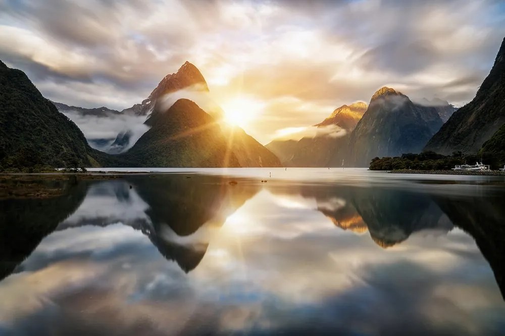 Fotomurale – Alba in Nuova Zelanda