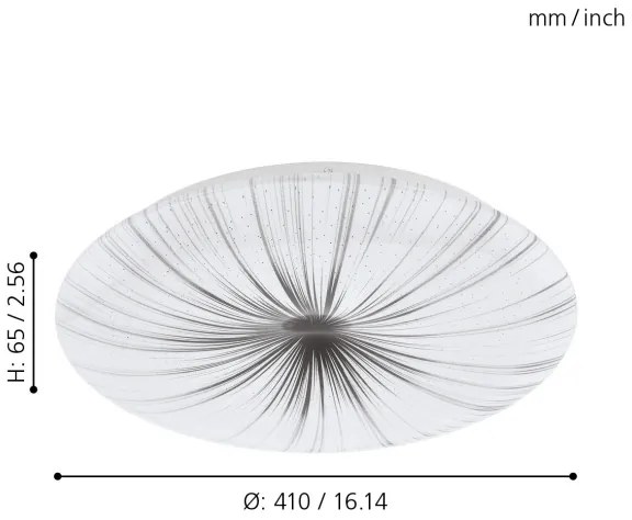 Eglo 98325 - Plafoniera LED NIEVES LED/19,5W/230V