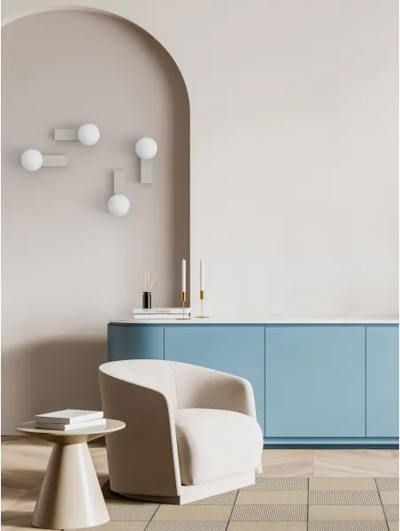 Open Design OR85549 - Applique da parete per bagno BOLETTA 1xG9/8W/230V IP44 beige