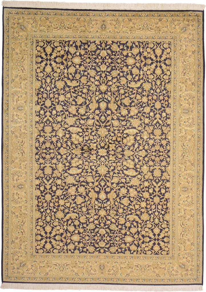 Cashmere Silk Tappeto 210x150 (Indian) Annodato A Mano